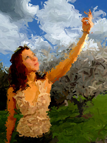 impressionist style digital manipulation