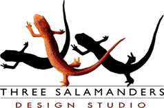 three salamanders design studio logo